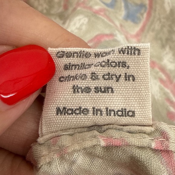 Magnolia Pearl NWT Floraison Boyfriend Shirt #943 Floral European Cotton OS - Picture 12 of 15